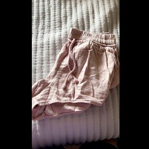 pink shorts rarely worn